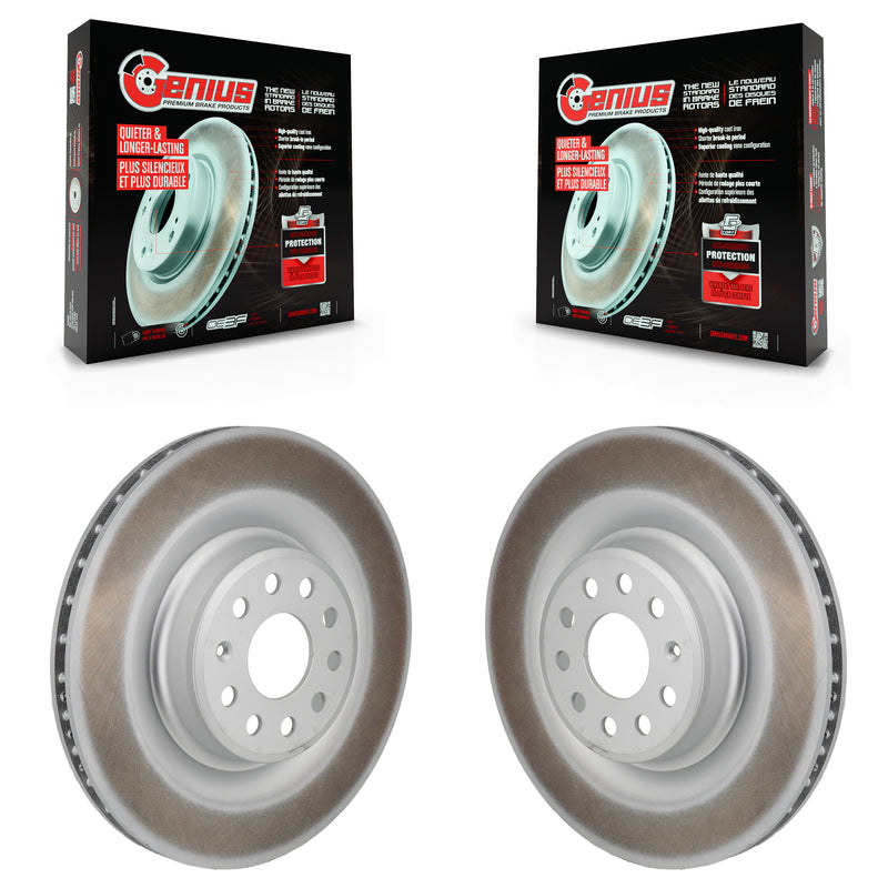 Genius KG-102003 Disc Brake Rotor for 2021-2023 Tesla S, Tesla X - Rear