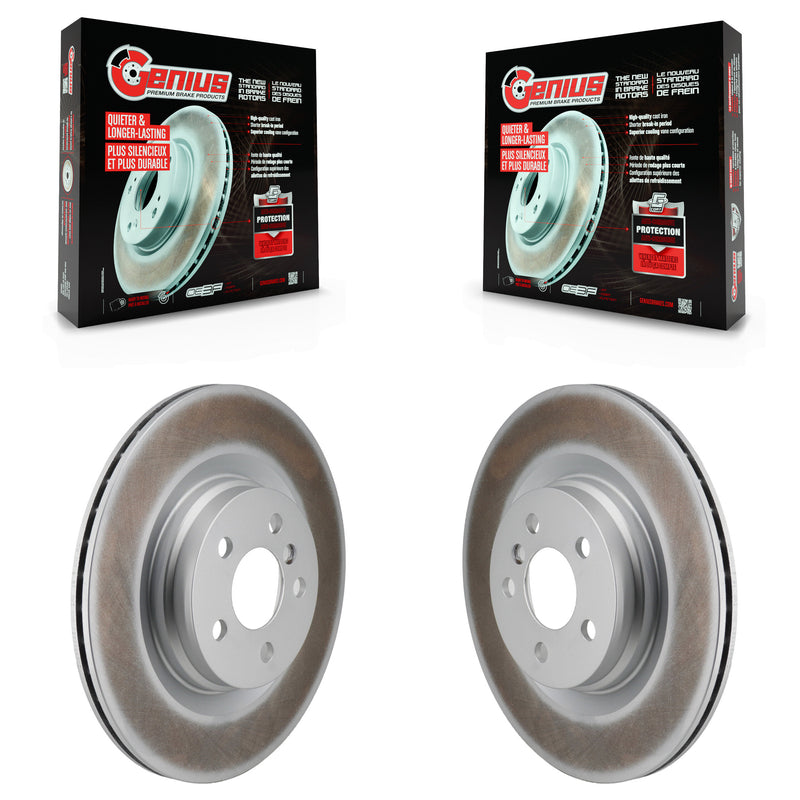 Genius KG-102004 Disc Brake Rotor for 2019-2024 BMW M235i xDrive Gran Coupe, Mini Cooper Clubman and More - Rear