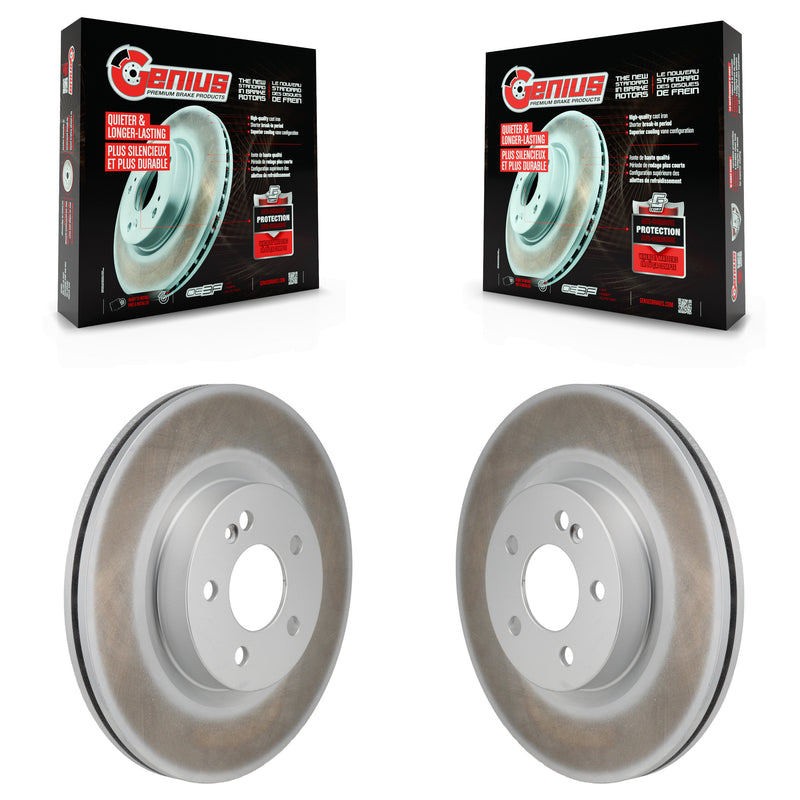 Genius KG-102006 Disc Brake Rotor for 2016-2023 Mercedes-Benz GLC350e, Mercedes-Benz C43 AMG and More - Rear