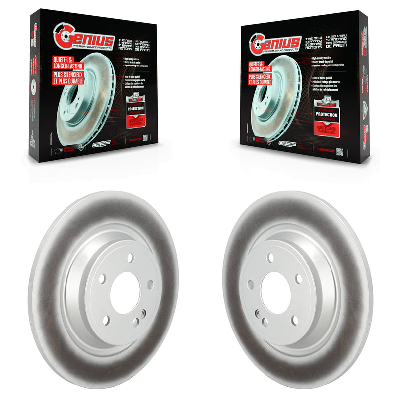 Genius KG-102009 Disc Brake Rotor for 2020-2023 Mercedes-Benz EQB 300, Mercedes-Benz EQB 350 and More - Rear