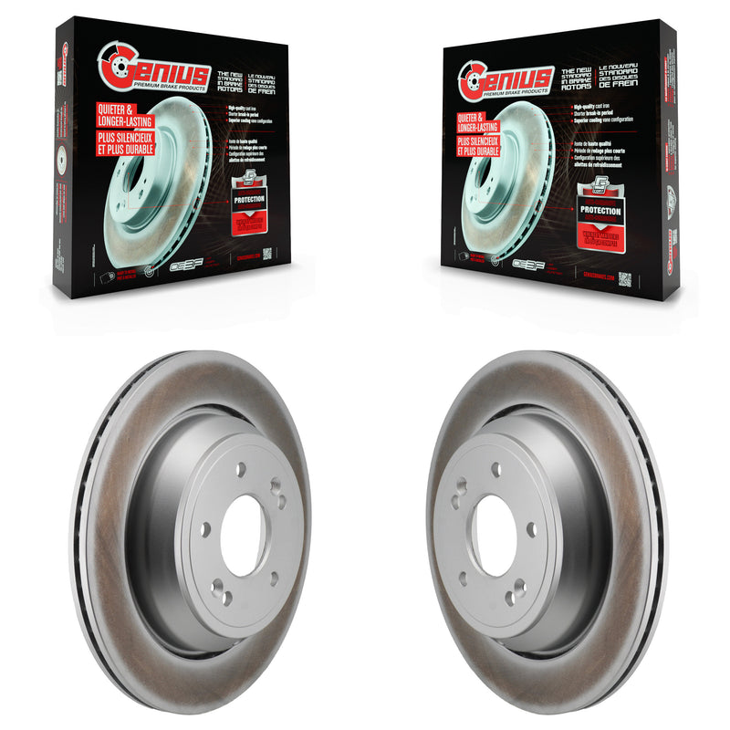 Genius KG-102014 Disc Brake Rotor for 2011-2017 Kia K900, Hyundai Equus - Rear