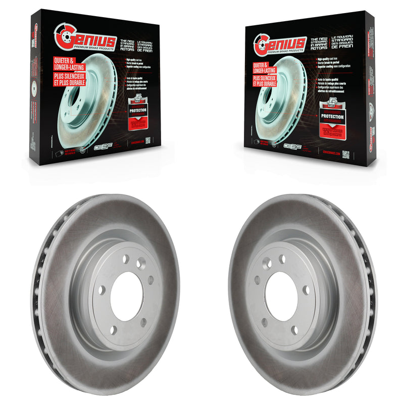 Genius KG-102020 Disc Brake Rotor for 2018-2024 Land Rover Discovery, Land Rover Range Rover, Land Rover Range Rover Sport - Rear