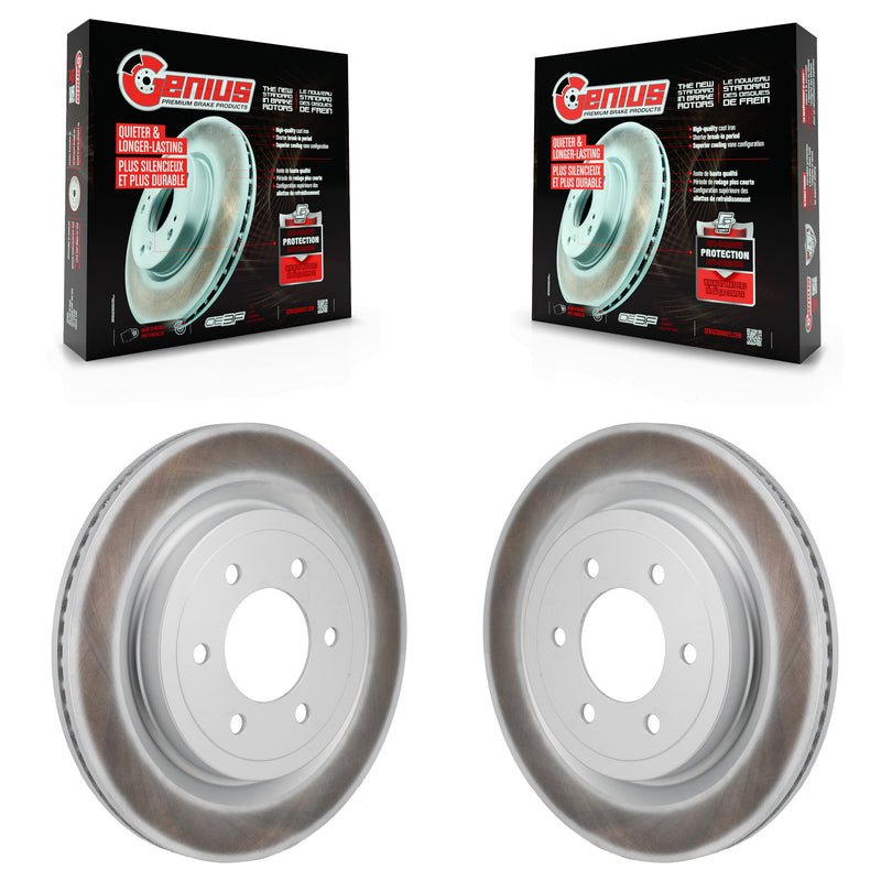 Genius KG-102025 Disc Brake Rotor for 2021-2025 Ford F-150 Lightning, Ford F-150 - Rear