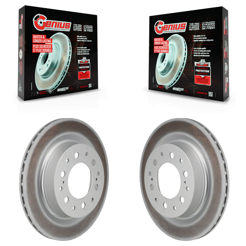 Genius KG-102028 Disc Brake Rotor for 2022-2024 Toyota Sequoia, Lexus LX600, Toyota Tundra - Rear