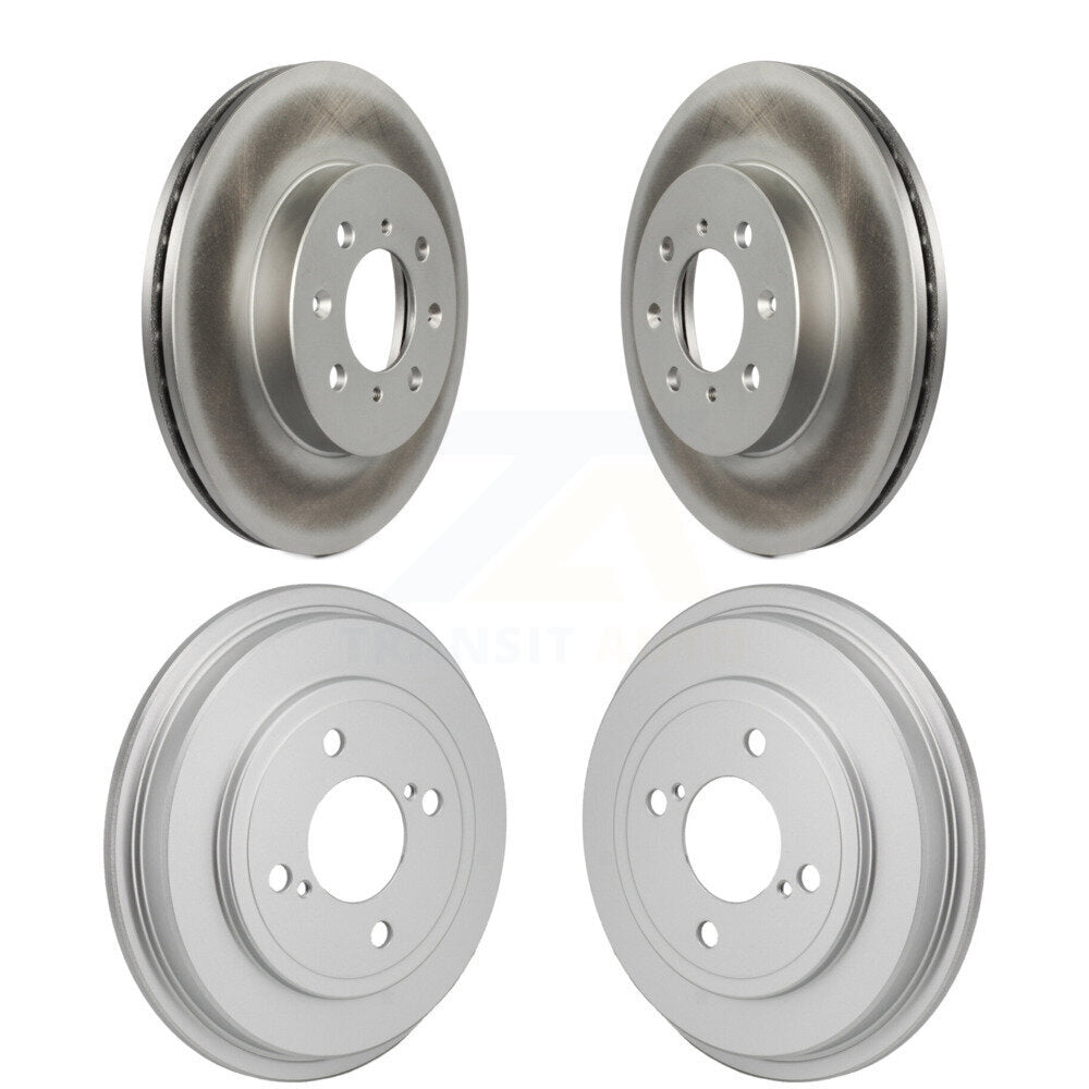 Genius KG-102033 Disc Brake Rotor and Hub Assembly for 2013-2014 Honda Fit - Front and Rear