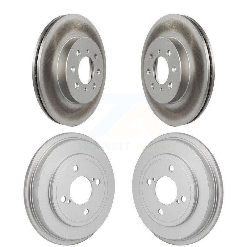 Genius KG-102033 Disc Brake Rotor and Hub Assembly for 2013-2014 Honda Fit - Front and Rear