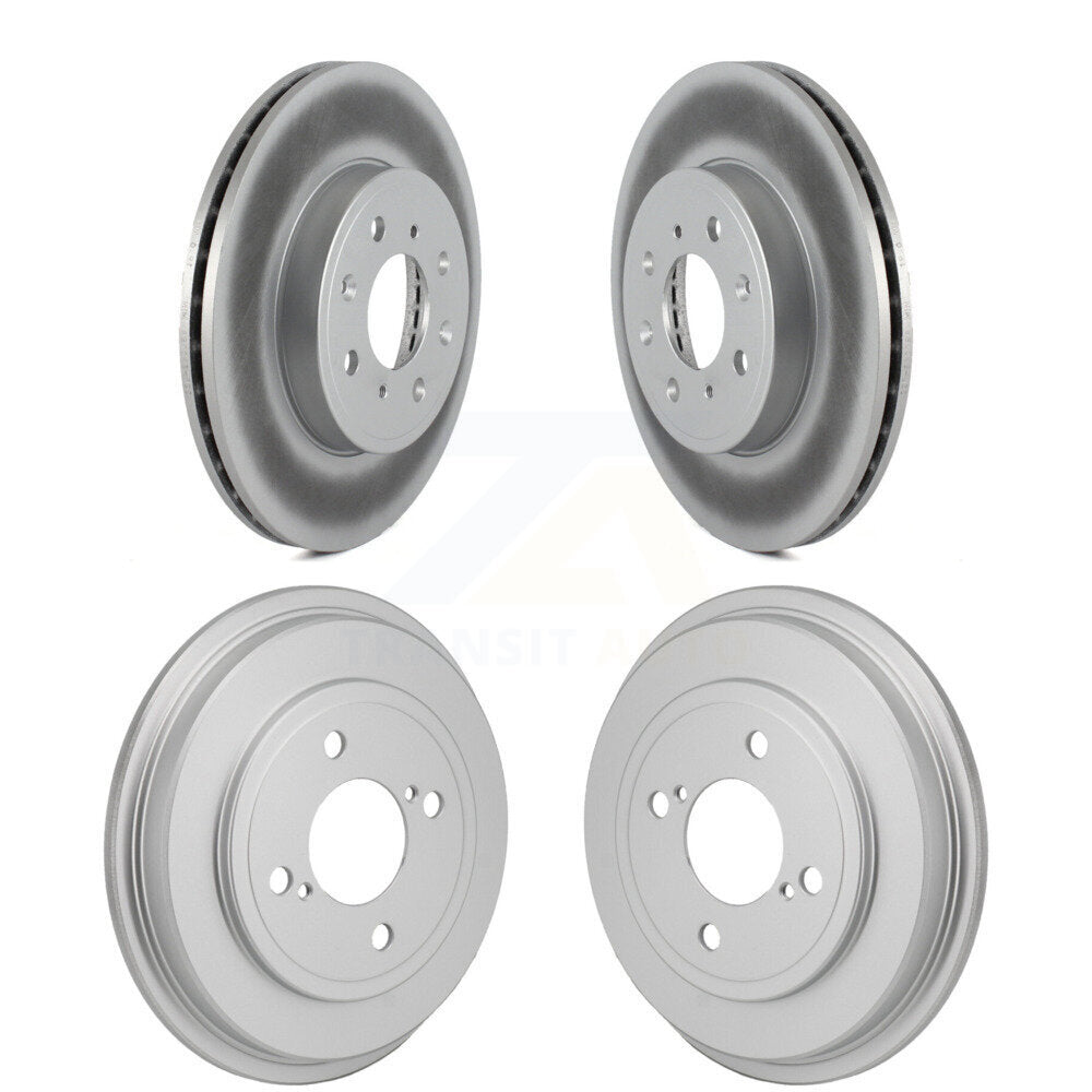 Genius KG-102034 Disc Brake Rotor and Hub Assembly for 2015-2020 Honda Fit - Front and Rear