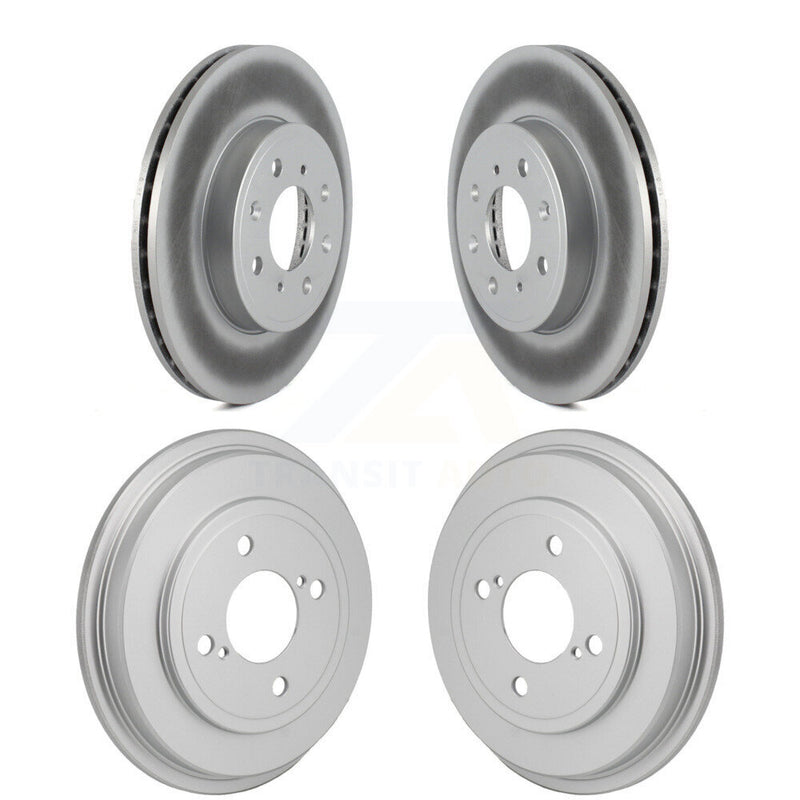 Genius KG-102034 Disc Brake Rotor and Hub Assembly for 2015-2020 Honda Fit - Front and Rear
