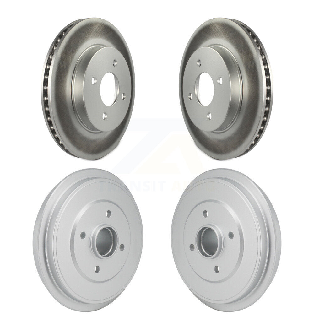 Genius KG-102035 Disc Brake Rotor and Hub Assembly for 2012-2019 Nissan Micra, Nissan Versa Note, Nissan Versa - Front and Rear