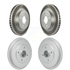Genius KG-102035 Disc Brake Rotor and Hub Assembly for 2012-2019 Nissan Micra, Nissan Versa Note, Nissan Versa - Front and Rear