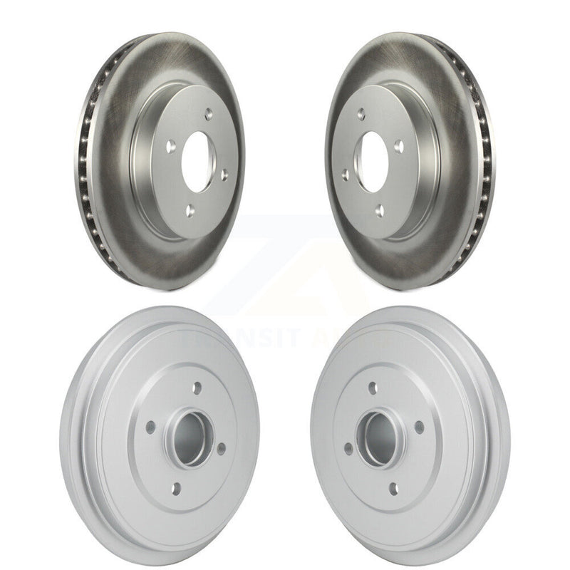 Genius KG-102035 Disc Brake Rotor and Hub Assembly for 2012-2019 Nissan Micra, Nissan Versa Note, Nissan Versa - Front and Rear