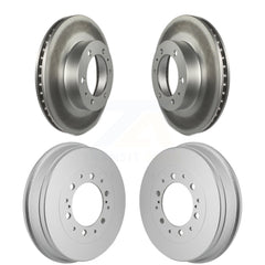Genius KG-102036 Disc Brake Rotor and Hub Assembly for 2005-2023 Toyota Tacoma - Front and Rear