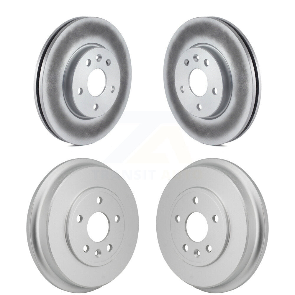 Genius KG-102038 Disc Brake Rotor and Hub Assembly for 2012-2020 Chevrolet Sonic - Front and Rear