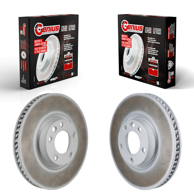 Genius KG-102047 Disc Brake Rotor for 2011-2018 Porsche Cayenne, Volkswagen Touareg - Front