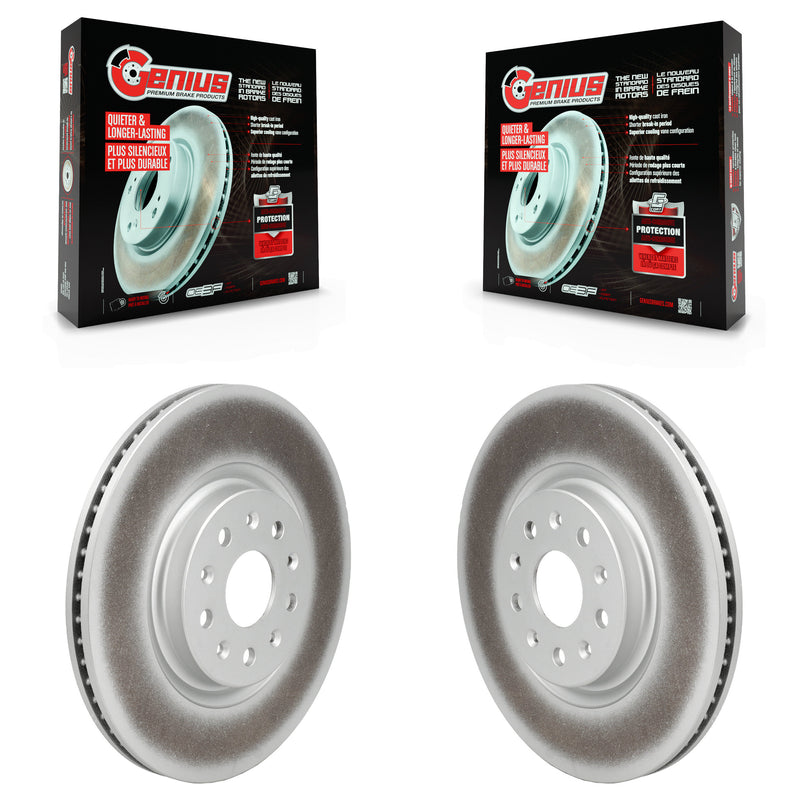 Genius KG-102054 Disc Brake Rotor for 2020-2024 Chevrolet Corvette - Rear