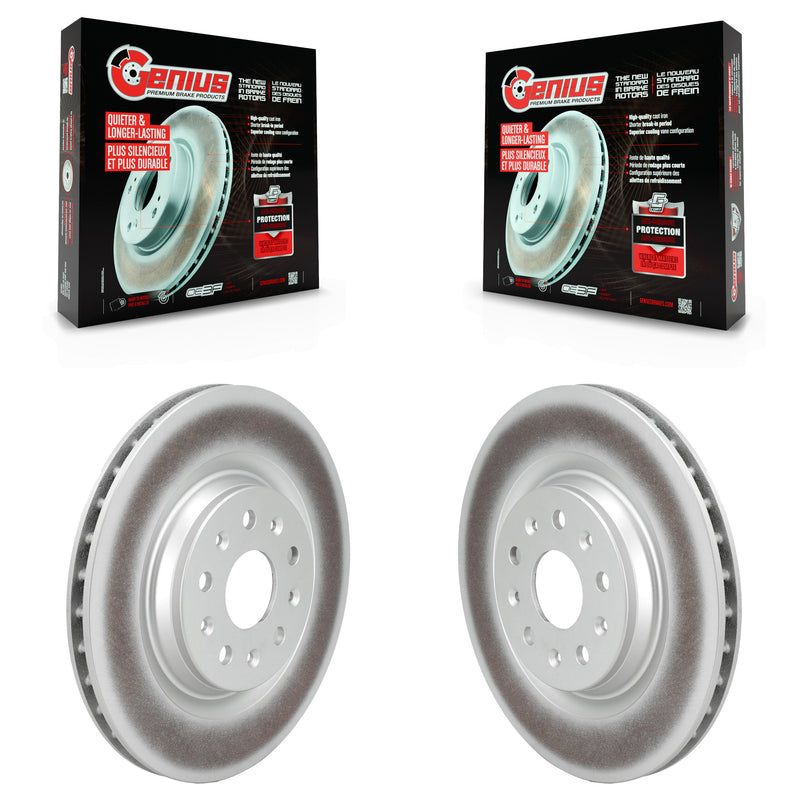 Genius KG-102055 Disc Brake Rotor for 2020-2024 Chevrolet Corvette - Rear