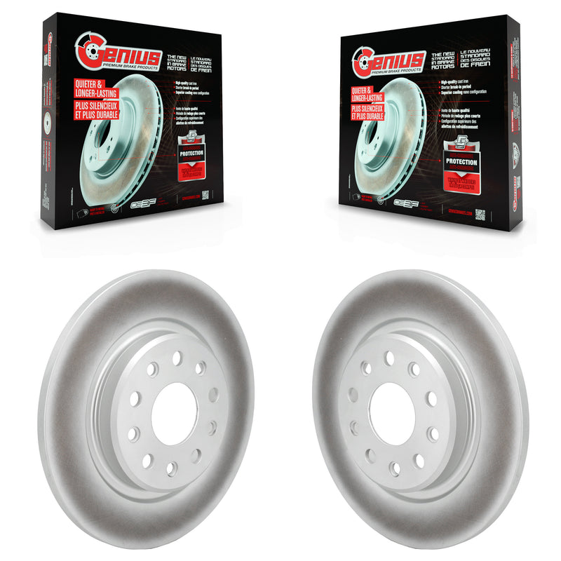 Genius KG-102057 Disc Brake Rotor for 2021-2024 Jeep Grand Cherokee, Jeep Grand Cherokee L - Rear
