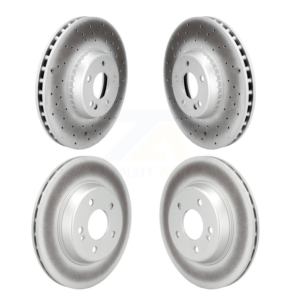 Genius KG-102072 Disc Brake Rotor for 2015-2018 Mercedes-Benz C300, Mercedes-Benz C350e, Mercedes-Benz C400 - Front and Rear