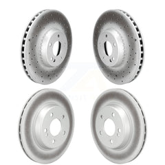 Genius KG-102072 Disc Brake Rotor for 2015-2018 Mercedes-Benz C300, Mercedes-Benz C350e, Mercedes-Benz C400 - Front and Rear