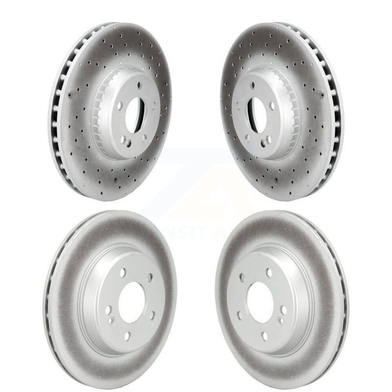 Genius KG-102072 Disc Brake Rotor for 2015-2018 Mercedes-Benz C300, Mercedes-Benz C350e, Mercedes-Benz C400 - Front and Rear