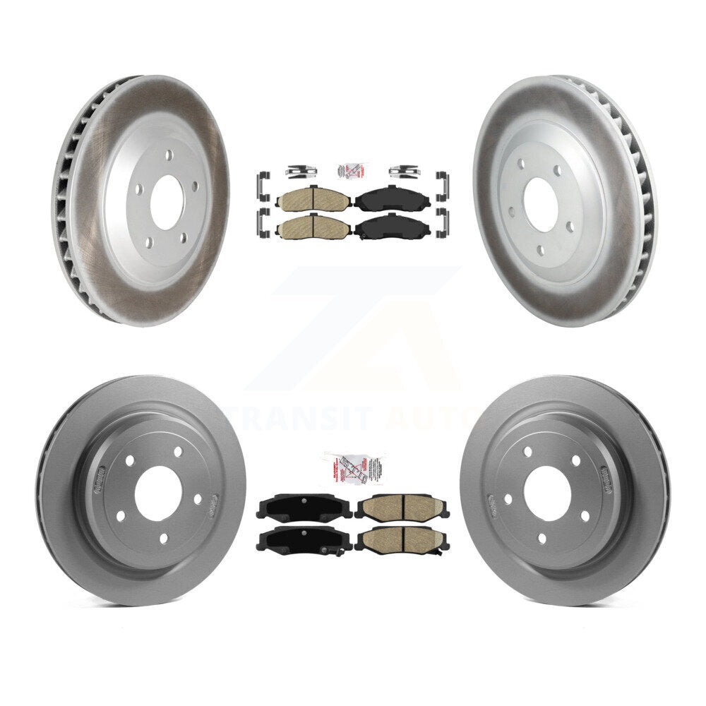 Transit Auto KGA-100001 Disc Brake Kit for 2004-2008 Cadillac XLR - Front and Rear