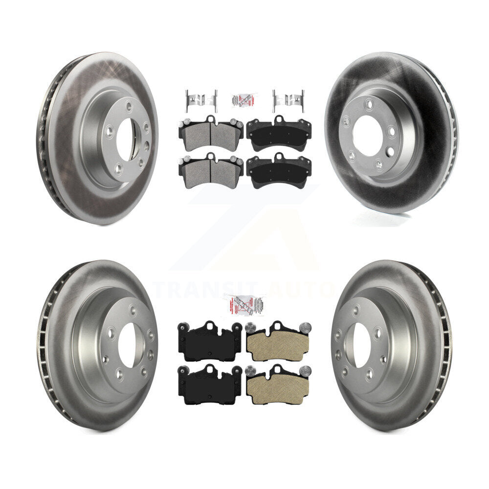 Transit Auto KGA-100002 Disc Brake Kit for 2004-2015 Audi Q7, Volkswagen Touareg - Front and Rear