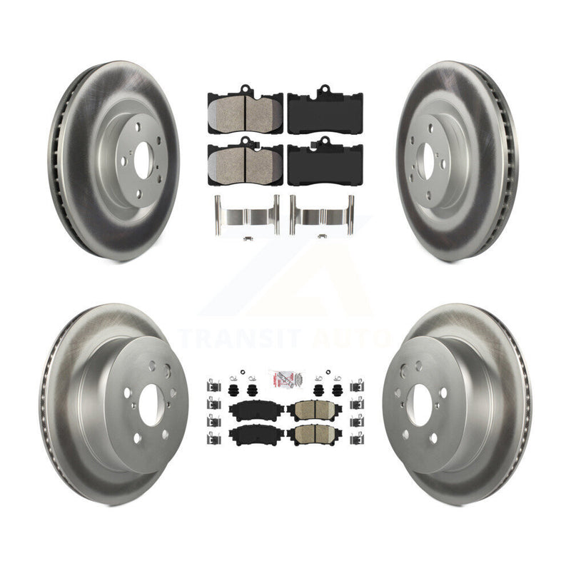 Transit Auto KGA-100006 Disc Brake Kit for 2014-2015 Lexus IS350 - Front and Rear