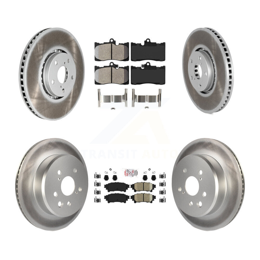 Transit Auto KGA-100008 Disc Brake Kit for 2014-2020 Lexus IS350, Lexus IS300, Lexus IS200t - Front and Rear