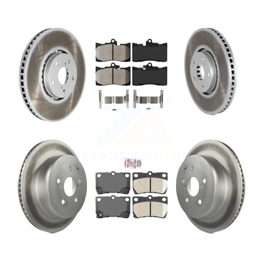 Transit Auto KGA-100010 Disc Brake Kit for 2006-2013 Lexus IS350, Lexus GS350 and More - Front and Rear