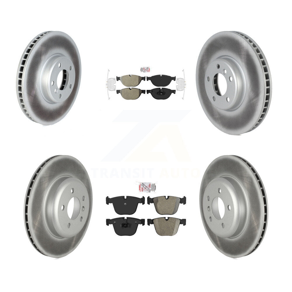 Transit Auto KGA-100012 Disc Brake Kit for 2010-2017 BMW ActiveHybrid 7, BMW 740Li xDrive and More - Front and Rear