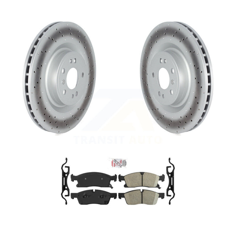 Transit Auto KGA-100022 Disc Brake Kit for 2012-2018 Mercedes-Benz GLE300d, Mercedes-Benz GLE350 and More - Front