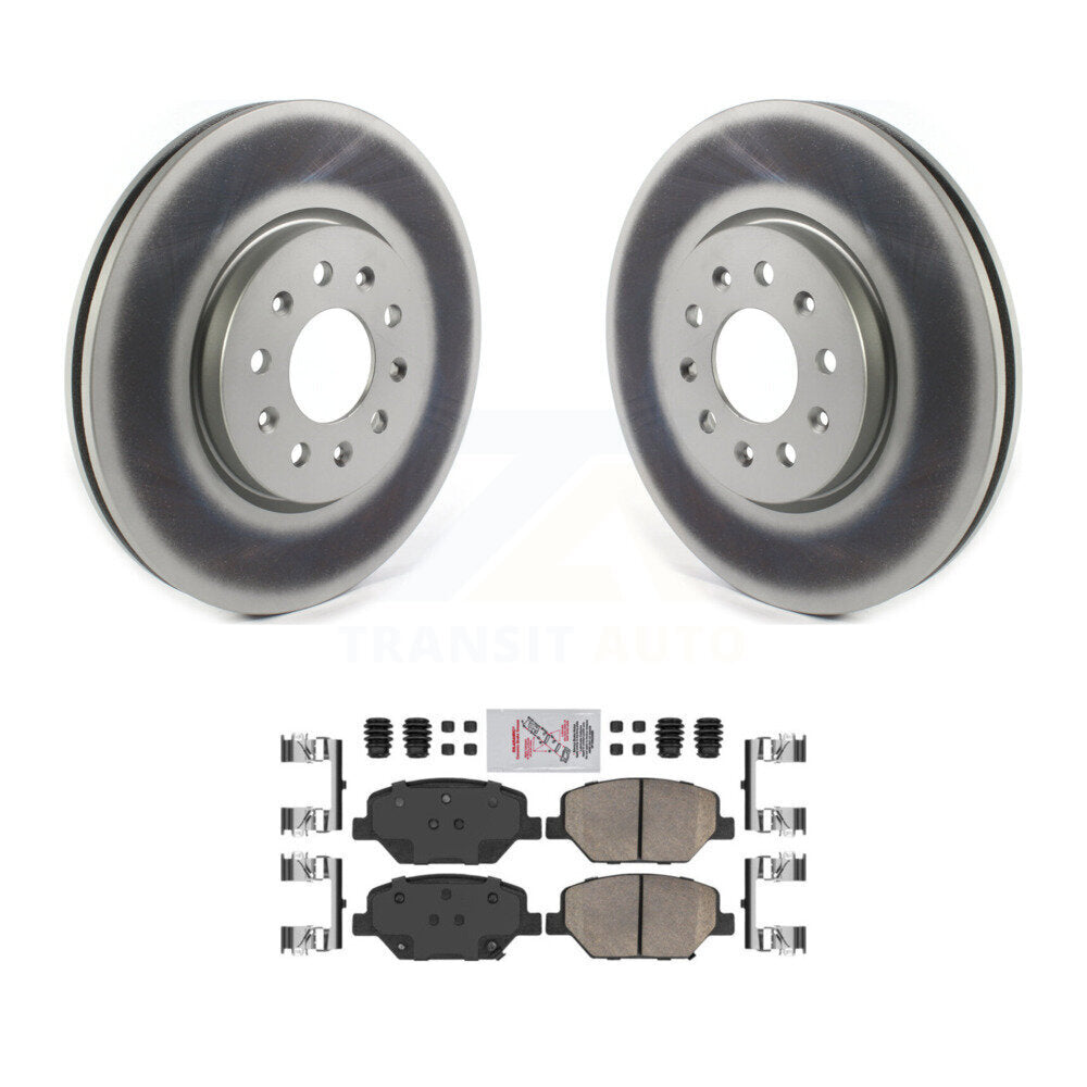 Transit Auto KGA-100065 Disc Brake Kit for 2016-2020 Chevrolet Equinox, GMC Terrain and More - Front