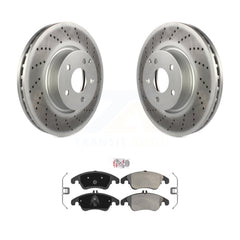 Transit Auto KGA-100115 Disc Brake Kit for 2008-2019 Mercedes-Benz SLC300, Mercedes-Benz E400 and More - Front