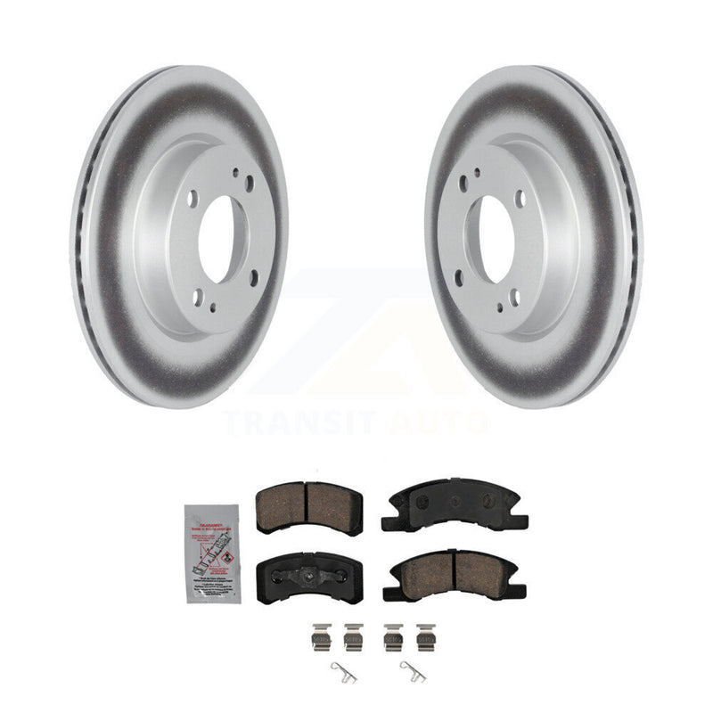 Transit Auto KGA-100183 Disc Brake Kit for 2017-2024 Mitsubishi Mirage, Mitsubishi Mirage G4 - Front