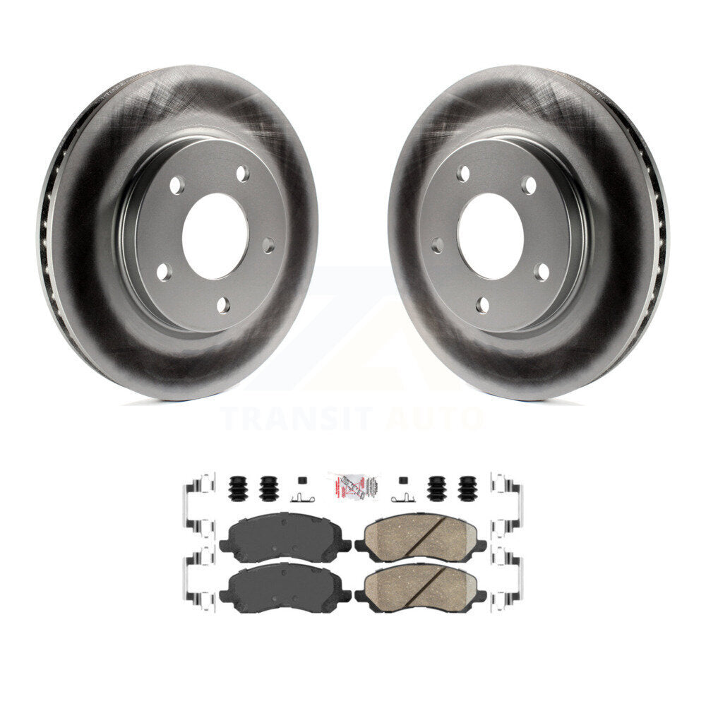 Transit Auto KGA-100296 Disc Brake Kit for 2007-2017 Mitsubishi Lancer, Dodge Caliber - Front
