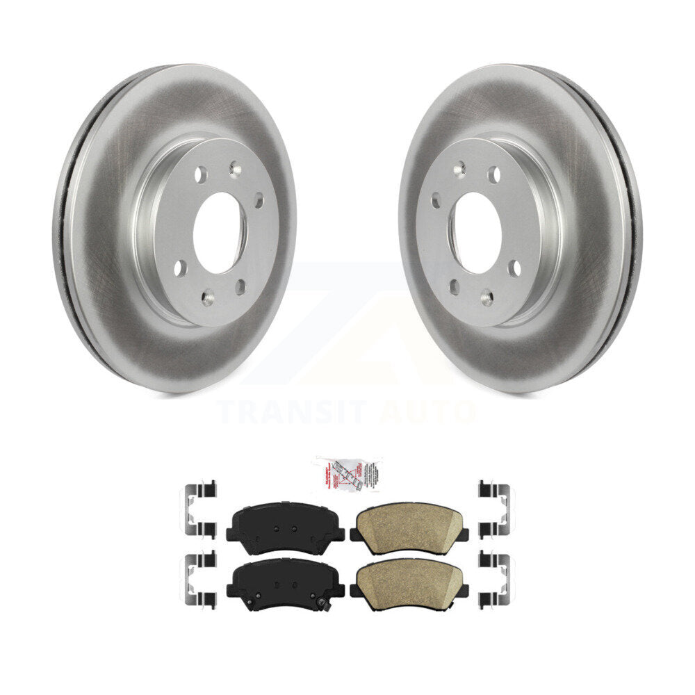 Transit Auto KGA-100303 Disc Brake Kit for 2012-2018 Kia Rio, Hyundai Accent - Front