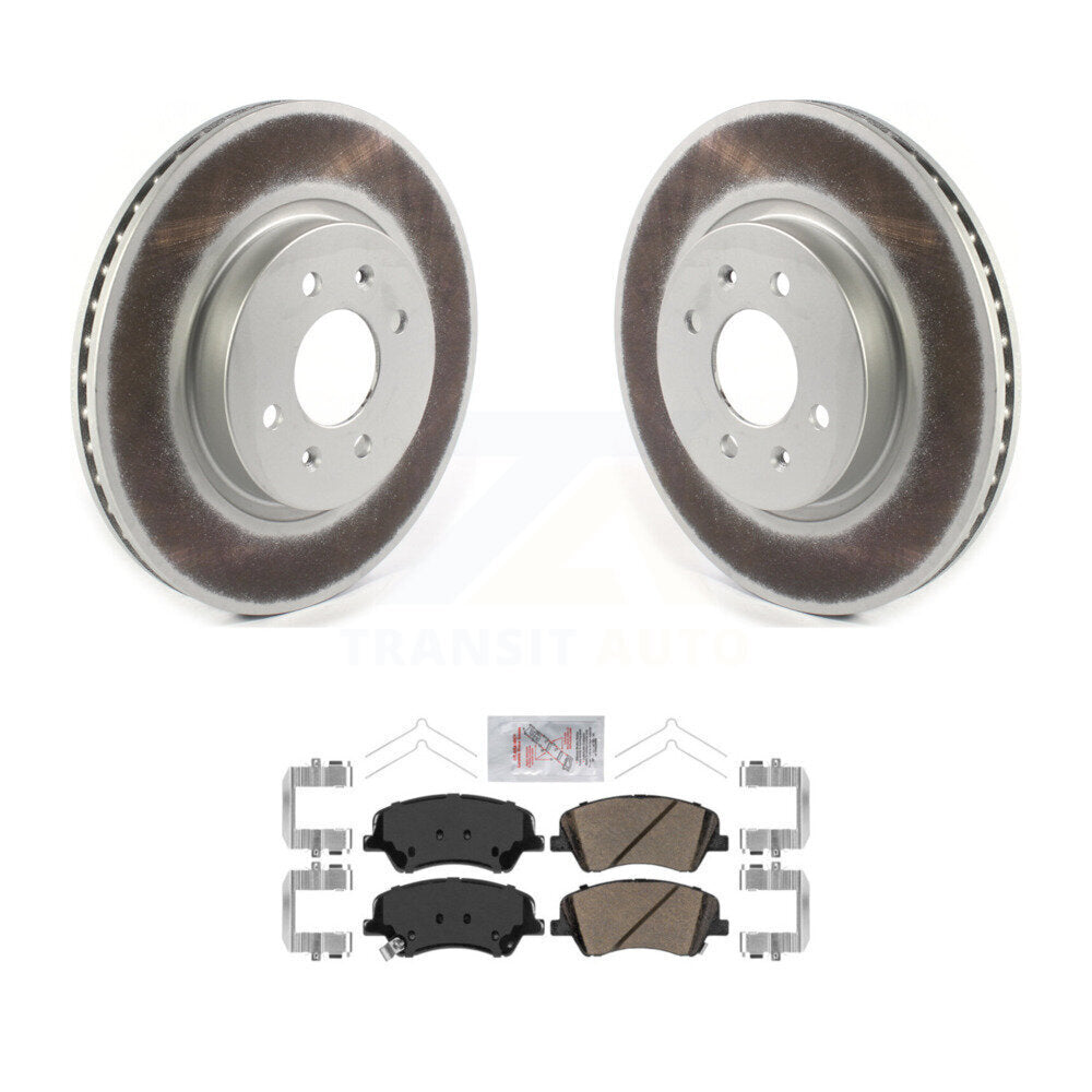Transit Auto KGA-100304 Disc Brake Kit for 2018-2023 Kia Rio, Hyundai Accent - Front