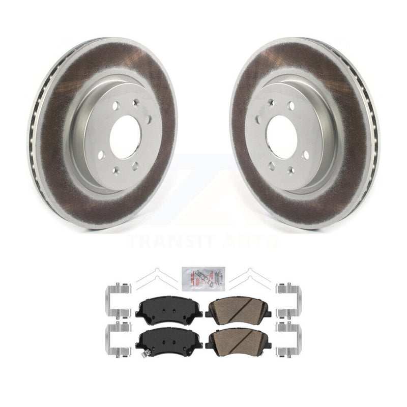 Transit Auto KGA-100304 Disc Brake Kit for 2018-2023 Kia Rio, Hyundai Accent - Front