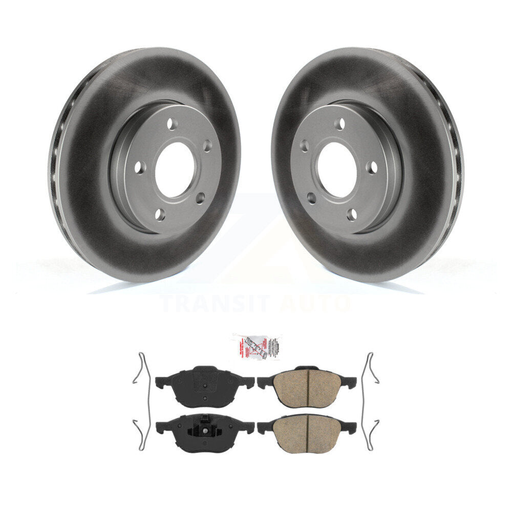 Transit Auto KGA-100350 Disc Brake Kit for 2012-2018 Ford C-Max, Ford Focus - Front