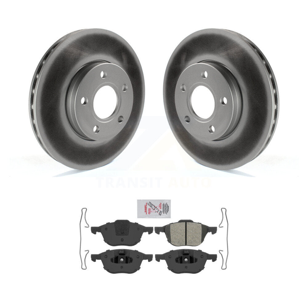 Transit Auto KGA-100351 Disc Brake Kit for 2012-2018 Ford C-Max, Ford Focus - Front