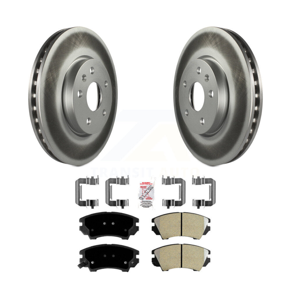 Transit Auto KGA-100374 Disc Brake Kit for 2010-2017 GMC Terrain, Chevrolet Camaro - Front