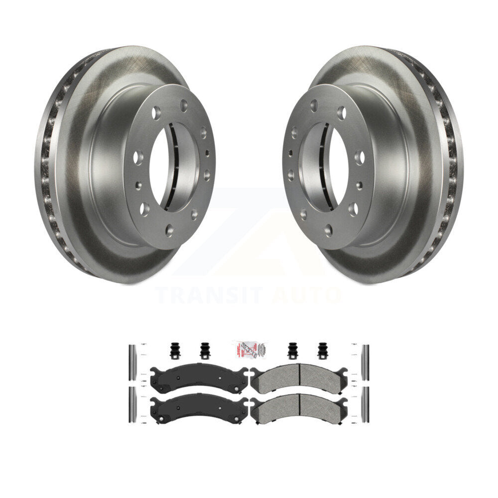 Transit Auto KGA-100432 Disc Brake Kit for 1999-2020 GMC Savana 3500, Chevrolet Express 3500 and More - Front