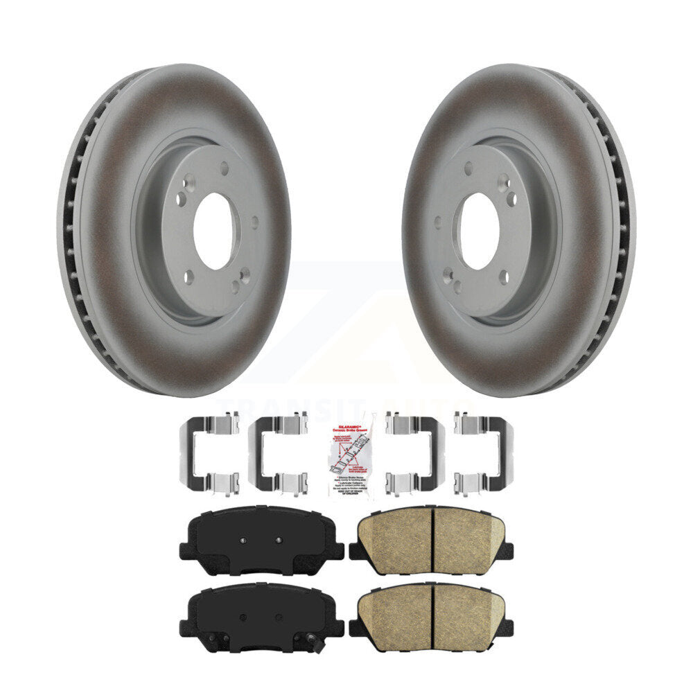 Transit Auto KGA-100472 Disc Brake Kit for 2013-2015 Hyundai Veloster - Front