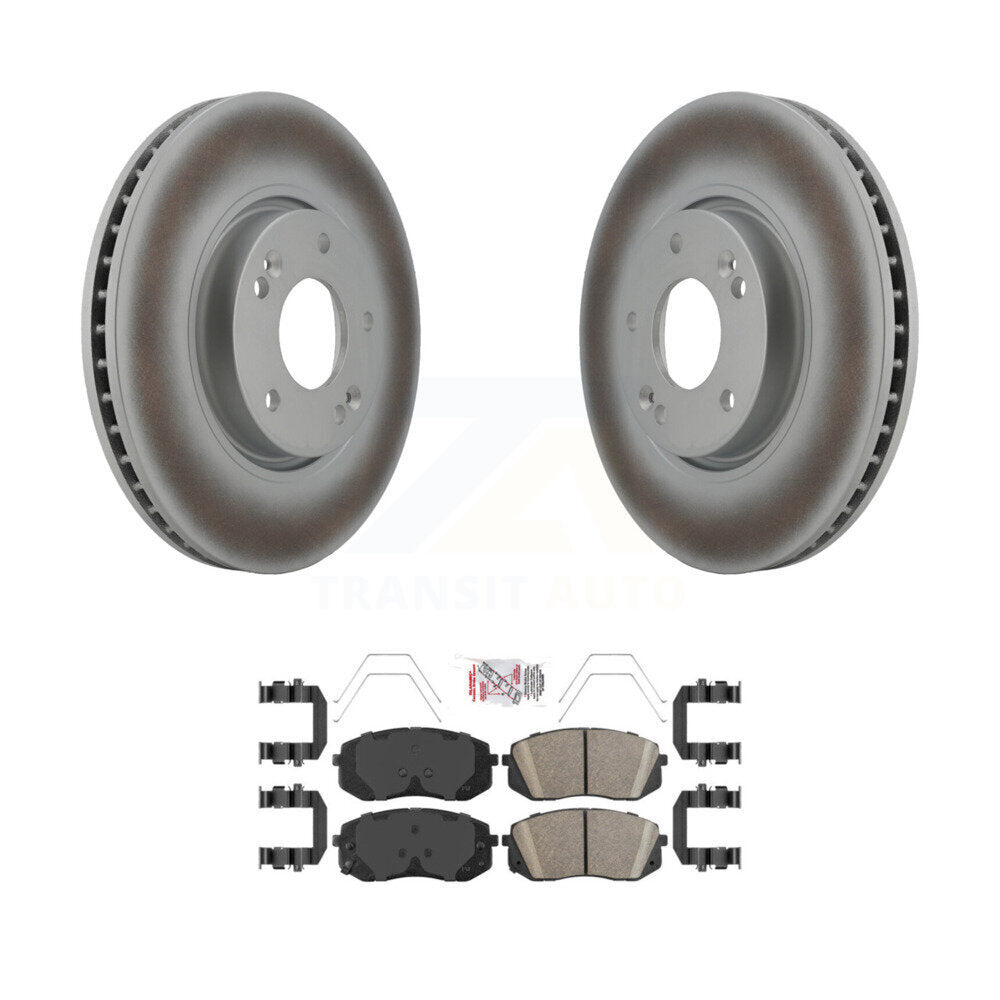 Transit Auto KGA-100487 Disc Brake Kit for 2017-2019 Kia Soul EV - Front