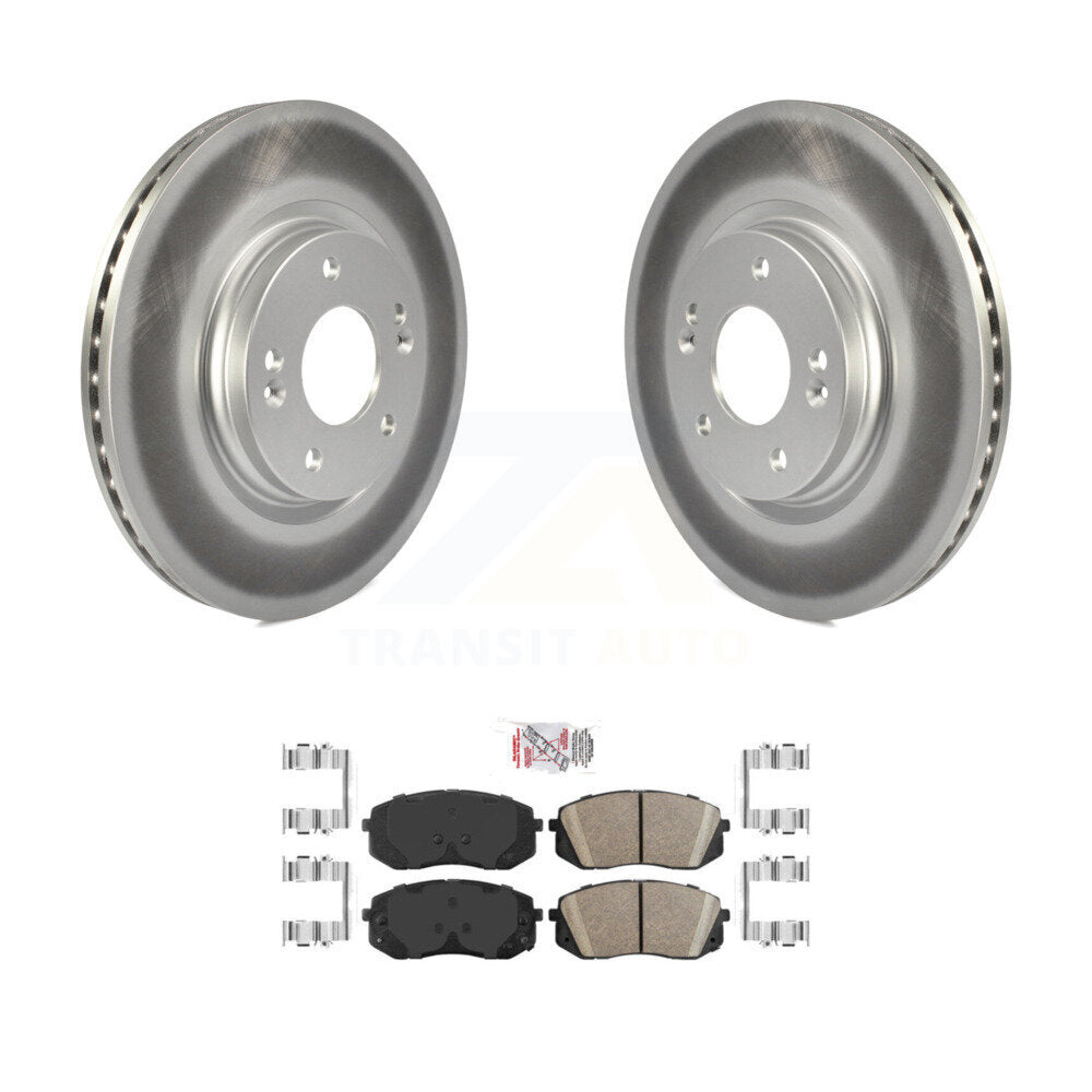 Transit Auto KGA-100488 Disc Brake Kit for 2015-2023 Kia Optima, Hyundai Kona Electric and More - Front