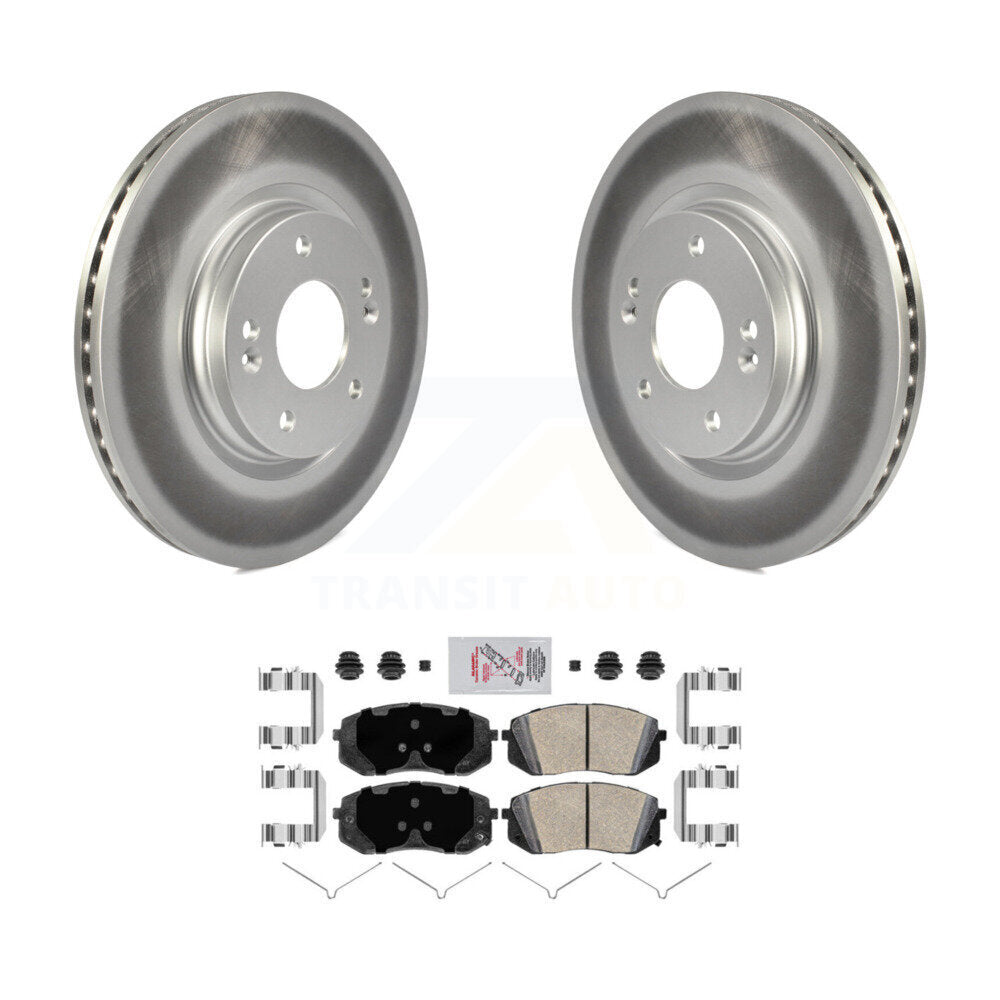 Transit Auto KGA-100489 Disc Brake Kit for 2015-2023 Kia Optima, Hyundai Kona Electric and More - Front
