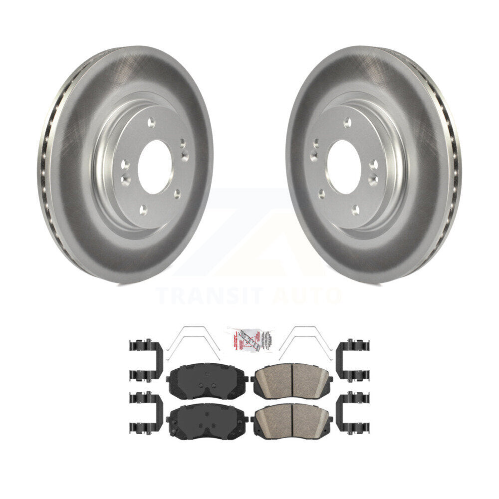 Transit Auto KGA-100490 Disc Brake Kit for 2018-2025 Hyundai Kona, Kia Seltos and More - Front