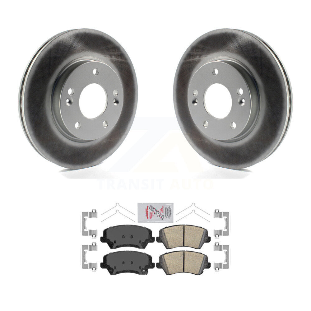 Transit Auto KGA-100493 Disc Brake Kit for 2016-2021 Hyundai Veloster, Hyundai Elantra GT and More - Front