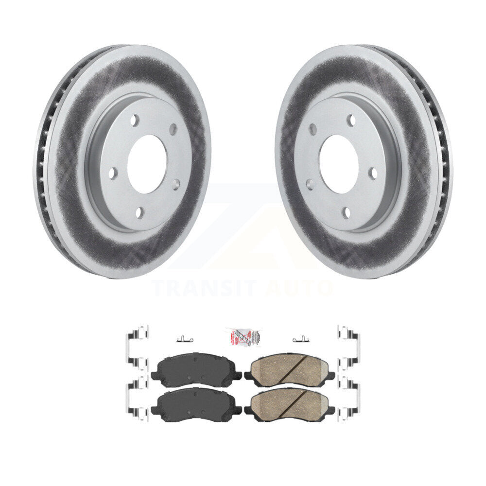 Transit Auto KGA-100555 Disc Brake Kit for 2001-2012 Mitsubishi Galant, Mitsubishi Lancer and More - Front