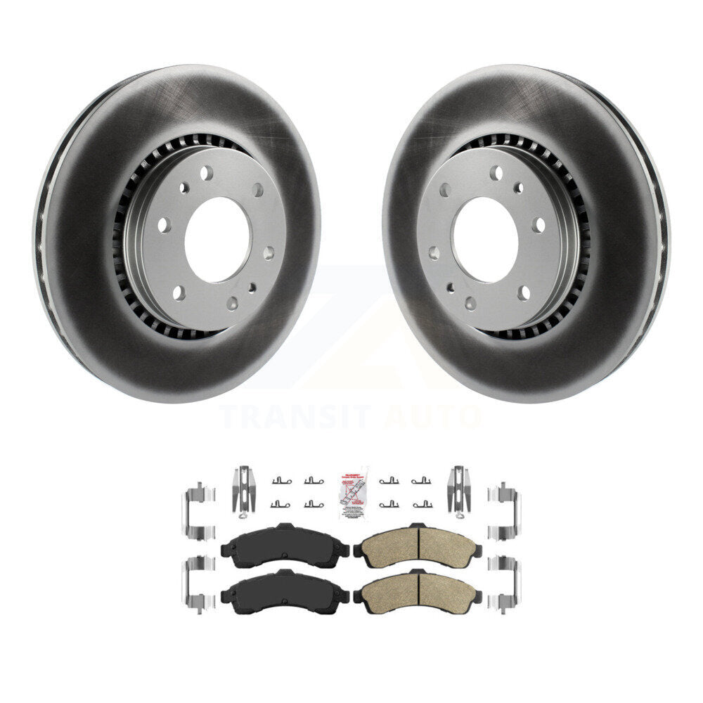 Transit Auto KGA-100568 Disc Brake Kit for 2002-2006 Isuzu Ascender, GMC Envoy and More - Front
